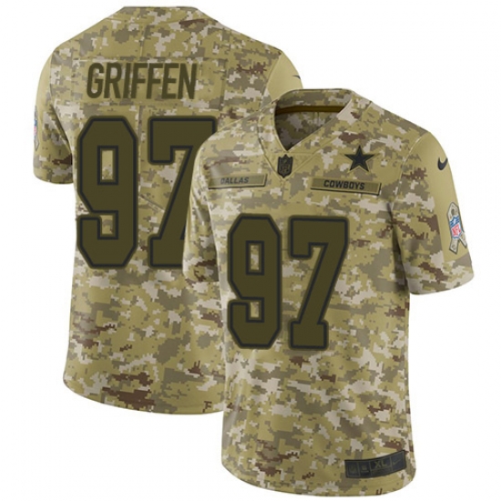 Nike Dallas Cowboys 97 Everson Griffen Camo Men Stitched NFL Limited 2018 Salute To Service Jersey Nike Dallas Cowboys 97 Everson Griffen Camo Men Stitched NFL Limited 2018 Salute To Service Jersey