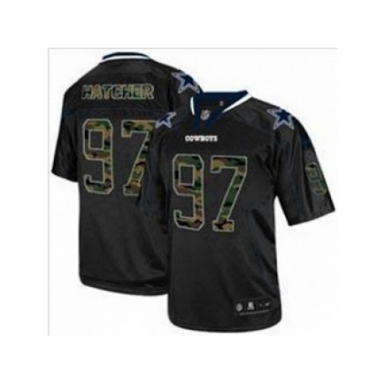 Nike Dallas Cowboys 97 Jason Hatcher black Elite camo fashion NFL Jersey Nike Dallas Cowboys 97 Jason Hatcher black Elite camo fashion NFL Jersey
