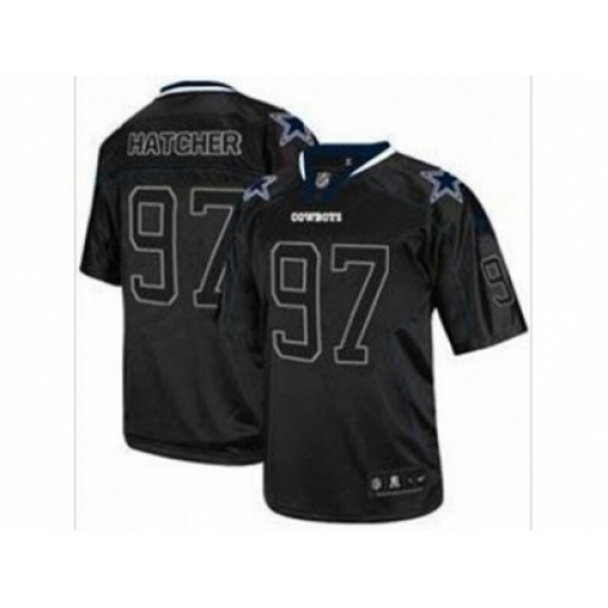 Nike Dallas Cowboys 97 Jason Hatcher black Elite lights out NFL Jersey Nike Dallas Cowboys 97 Jason Hatcher black Elite lights out NFL Jersey