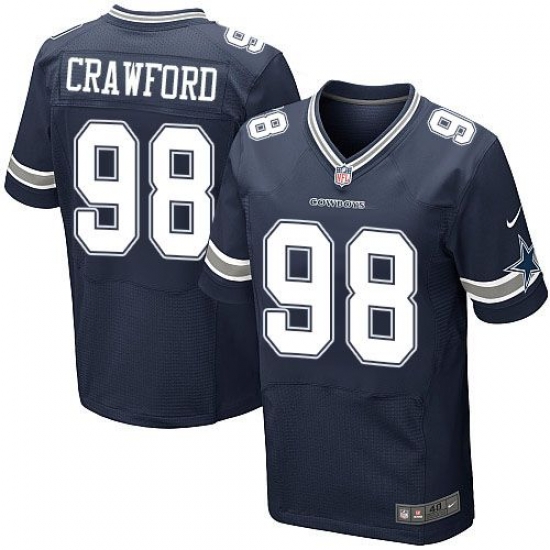 Nike Dallas Cowboys #98 Tyrone Crawford Navy Blue Team Color Men 27s Stitched NFL Elite Jersey Nike Dallas Cowboys #98 Tyrone Crawford Navy Blue Team Color Men 27s Stitched NFL Elite Jersey