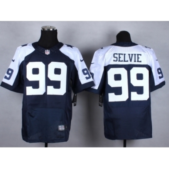 Nike Dallas Cowboys 99 George Selvie blue Elite thankgivings NFL Jersey Nike Dallas Cowboys 99 George Selvie blue Elite thankgivings NFL Jersey