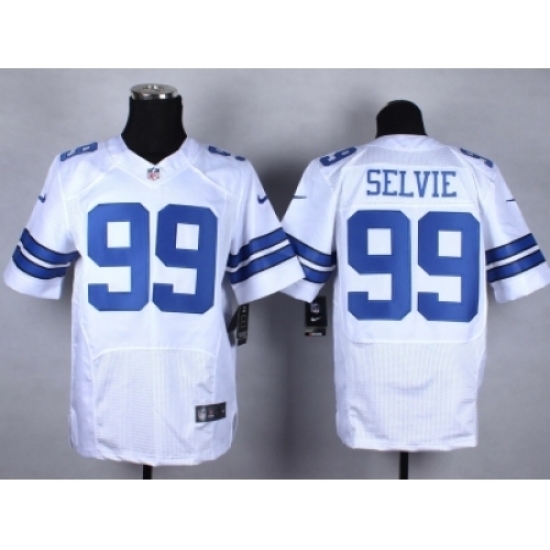 Nike Dallas Cowboys 99 George Selvie white Elite NFL Jersey Nike Dallas Cowboys 99 George Selvie white Elite NFL Jersey