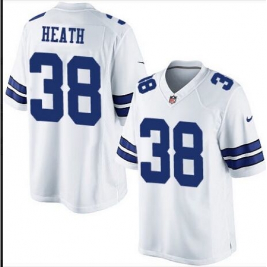 Nike Dallas Cowboys Jeff Heath #38 white elite Jerseys Nike Dallas Cowboys Jeff Heath #38 white elite Jerseys