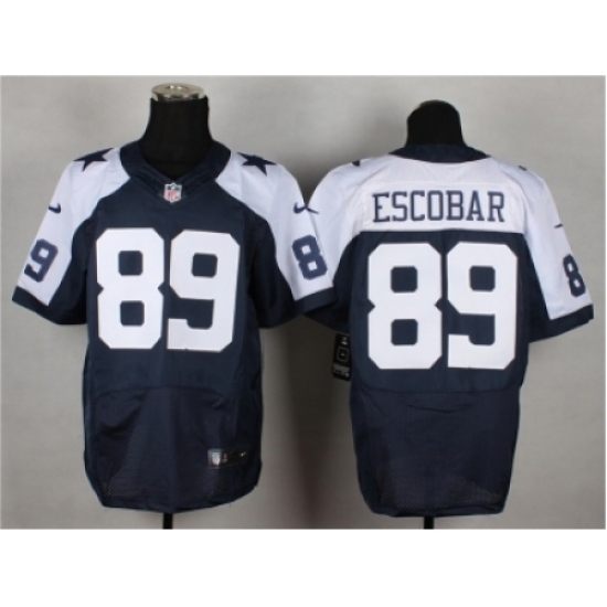 Nike Dallas cowboys 89 Gavin Escobar blue Elite thankgivings NFL Jersey Nike Dallas cowboys 89 Gavin Escobar blue Elite thankgivings NFL Jersey