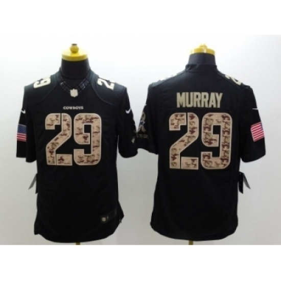 Nike dallas cowboys 29 DeMarco Murray Black Limited Salute to Service NFL Jersey