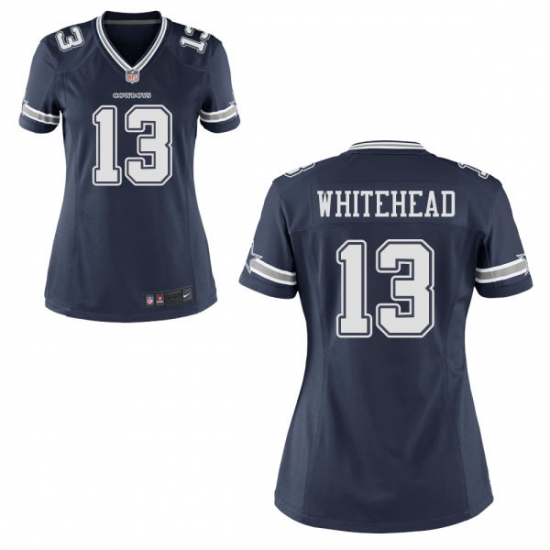 Nike Cowboys 13 Lucky Whitehead Blue Women Game Jersey Nike Cowboys 13 Lucky Whitehead Blue Women Game Jersey