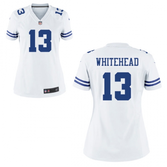 Nike Cowboys 13 Lucky Whitehead White Women Game Jersey Nike Cowboys 13 Lucky Whitehead White Women Game Jersey