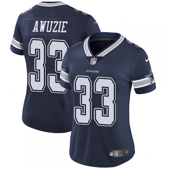 Nike Cowboys #33 Chidobe Awuzie Navy Blue Team Color Womens Stitched NFL Vapor Untouchable Limited Jersey Nike Cowboys #33 Chidobe Awuzie Navy Blue Team Color Womens Stitched NFL Vapor Untouchable Limited Jersey