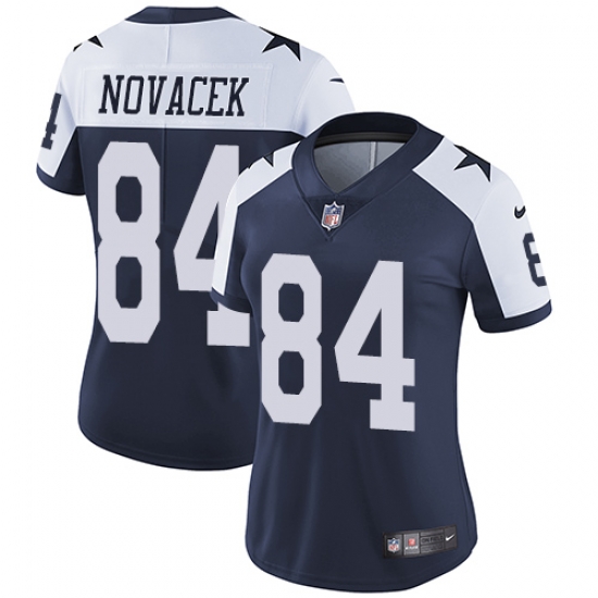 Nike Cowboys #84 Jay Novacek Navy Blue Womens Throwback Alternate Vapor Untouchable Elite Player NFL Jersey Nike Cowboys #84 Jay Novacek Navy Blue Womens Throwback Alternate Vapor Untouchable Elite Player NFL Jersey