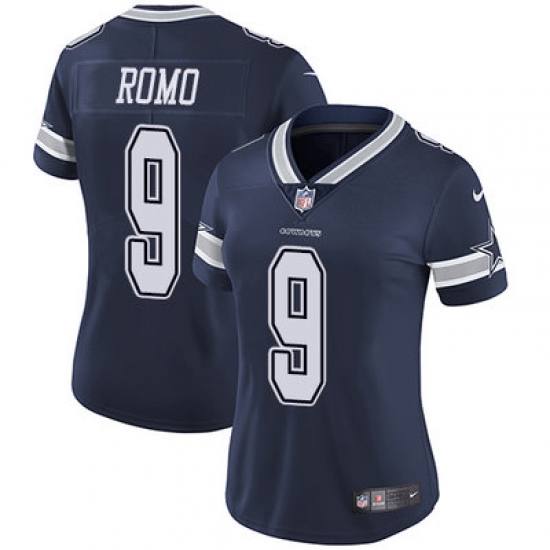 Nike Cowboys #9 Tony Romo Navy Blue Team Color Womens Stitched NFL Vapor Untouchable Limited Jersey Nike Cowboys #9 Tony Romo Navy Blue Team Color Womens Stitched NFL Vapor Untouchable Limited Jersey