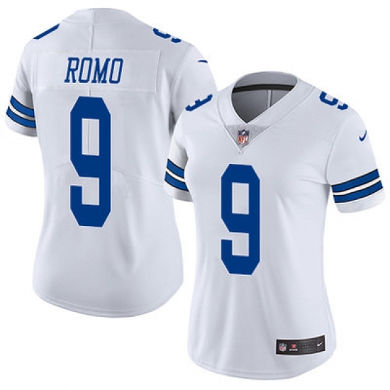 Nike Cowboys #9 Tony Romo White Womens Stitched NFL Vapor Untouchable Limited Jersey Nike Cowboys #9 Tony Romo White Womens Stitched NFL Vapor Untouchable Limited Jersey