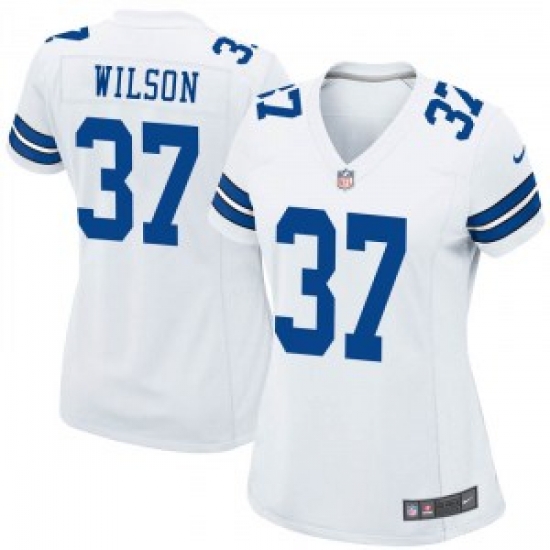 Nike Donovan Wilson Dallas Cowboys Game White Jersey Women Nike Donovan Wilson Dallas Cowboys Game White Jersey Women