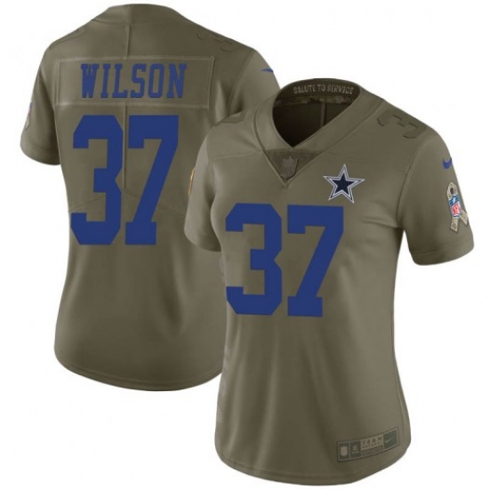 Nike Donovan Wilson Dallas Cowboys Limited Green 2017 Salute to Service Jersey Women Nike Donovan Wilson Dallas Cowboys Limited Green 2017 Salute to Service Jersey Women
