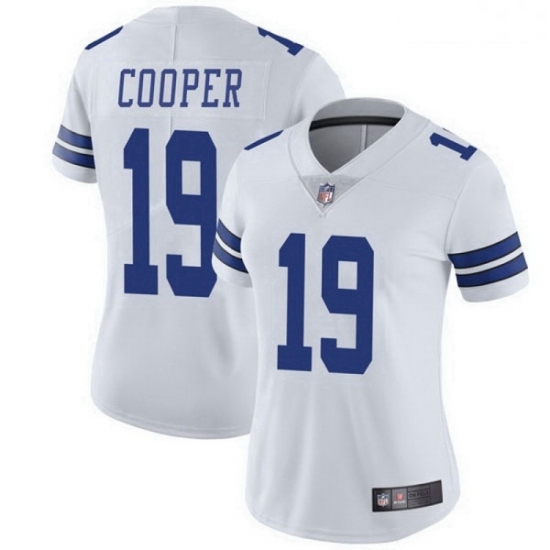 Women Dallas Cowboys 19 Amari Cooper White Limited Vapor Untouchable Jersey Women Dallas Cowboys 19 Amari Cooper White Limited Vapor Untouchable Jersey