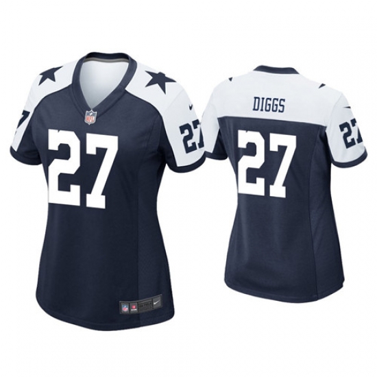 Women Dallas Cowboys 27 Trevon Diggs Thanksgiving Jersey Women Dallas Cowboys 27 Trevon Diggs Thanksgiving Jersey
