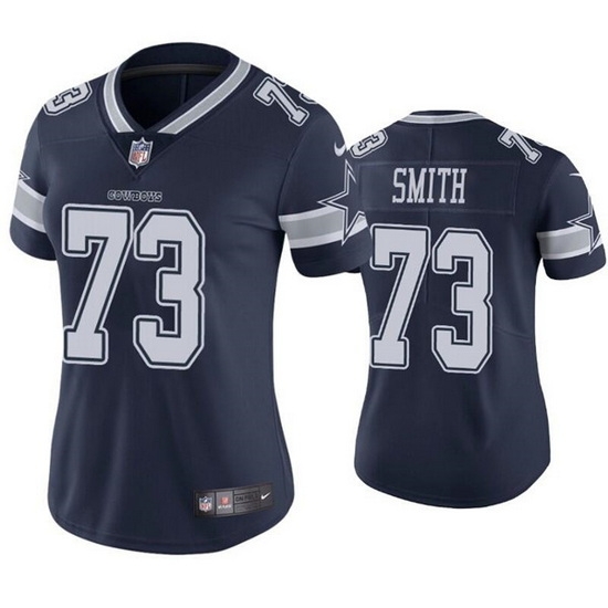Women Dallas Cowboys 73 Tyler Smith Navy Vapor Untouchable Limited Stitched Jersey Women Dallas Cowboys 73 Tyler Smith Navy Vapor Untouchable Limited Stitched Jersey