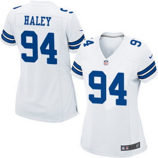 Women Dallas Cowboys #94 Charles Haley White Retired Player NFL Nike Game Jersey Women Dallas Cowboys #94 Charles Haley White Retired Player NFL Nike Game Jersey