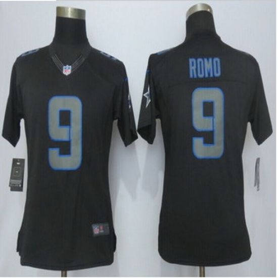 Women New New Dallas cowboys #9 Tony Romo Impact Limited Black Jerseys Women New New Dallas cowboys #9 Tony Romo Impact Limited Black Jerseys
