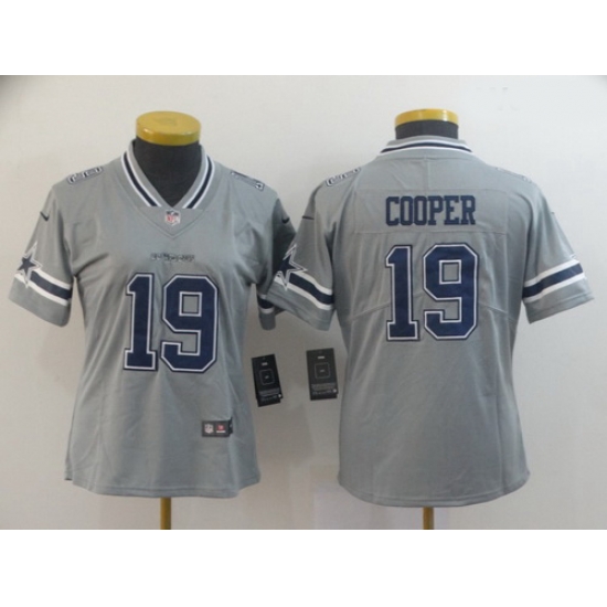 Women Nike Cowboys 19 Amari Cooper Gray Women Inverted Legend Limited Jersey Women Nike Cowboys 19 Amari Cooper Gray Women Inverted Legend Limited Jersey