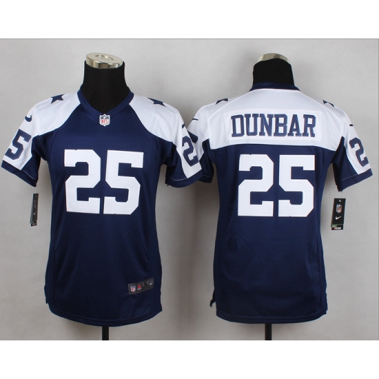 Women Nike Cowboys #25 Lance Dunbar Navy Blue Thanksgiving Throwback NFL Elite Jersey Women Nike Cowboys #25 Lance Dunbar Navy Blue Thanksgiving Throwback NFL Elite Jersey