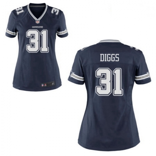 Women Nike Cowboys 31 Treyvon Diggs Blue Game Stitched NFL Jersey Women Nike Cowboys 31 Treyvon Diggs Blue Game Stitched NFL Jersey