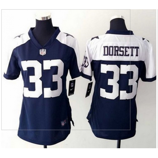 Women Nike Cowboys #33 Tony Dorsett Navy Blue Thanksgiving Throwback Stitched NFL Elite Jersey Women Nike Cowboys #33 Tony Dorsett Navy Blue Thanksgiving Throwback Stitched NFL Elite Jersey