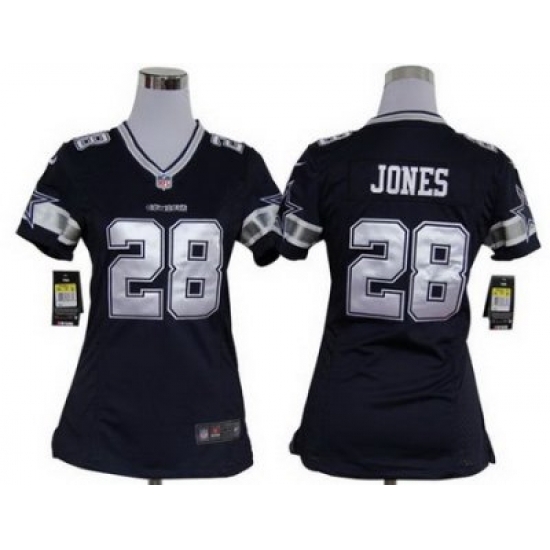 Women Nike Dallas Cowboys 28# Felix Jones Blue Nike NFL Jerseys Women Nike Dallas Cowboys 28# Felix Jones Blue Nike NFL Jerseys