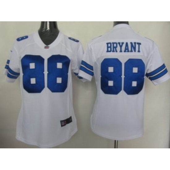 Women Nike Dallas Cowboys 88# Bryant White Jersey Women Nike Dallas Cowboys 88# Bryant White Jersey