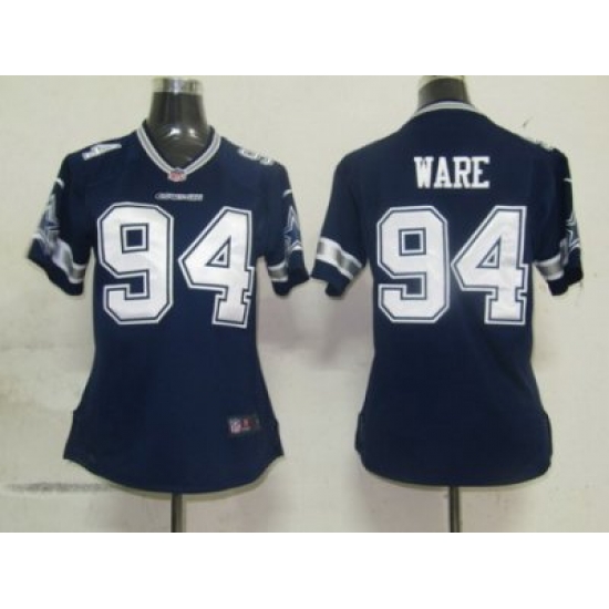 Women Nike Dallas cowboys 94 Ware Authentic Game Jersey Women Nike Dallas cowboys 94 Ware Authentic Game Jersey