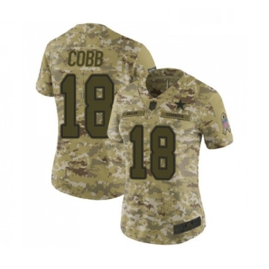 Womens Dallas Cowboys 18 Randall Cobb Limited Camo 2018 Salute to Service Football Jersey Womens Dallas Cowboys 18 Randall Cobb Limited Camo 2018 Salute to Service Football Jersey