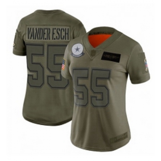 Womens Dallas Cowboys 55 Leighton Vander Esch Limited Camo 2019 Salute to Service Football Jersey Womens Dallas Cowboys 55 Leighton Vander Esch Limited Camo 2019 Salute to Service Football Jersey