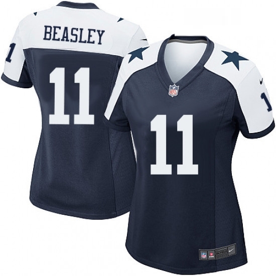 Womens Nike Dallas Cowboys 11 Cole Beasley Game Navy Blue Throwback Alternate NFL Jersey Womens Nike Dallas Cowboys 11 Cole Beasley Game Navy Blue Throwback Alternate NFL Jersey