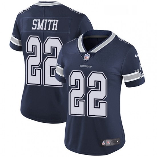 Womens Nike Dallas Cowboys 22 Emmitt Smith Elite Navy Blue Team Color NFL Jersey Womens Nike Dallas Cowboys 22 Emmitt Smith Elite Navy Blue Team Color NFL Jersey