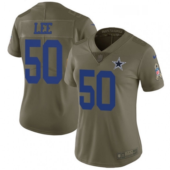 Womens Nike Dallas Cowboys 50 Sean Lee Limited Olive 2017 Salute to Service NFL Jersey Womens Nike Dallas Cowboys 50 Sean Lee Limited Olive 2017 Salute to Service NFL Jersey