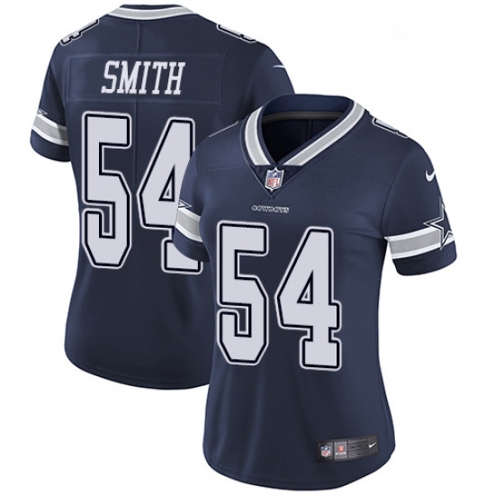 Womens Nike Dallas Cowboys 54 Jaylon Smith Navy Blue Team Color Vapor Untouchable Limited Player NFL Jersey Womens Nike Dallas Cowboys 54 Jaylon Smith Navy Blue Team Color Vapor Untouchable Limited Player NFL Jersey