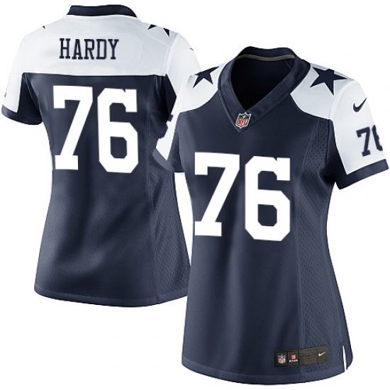 Womens Nike Dallas Cowboys #76 Greg Hardy Elite Navy Blue Throwback Alternate NFL Jersey Womens Nike Dallas Cowboys #76 Greg Hardy Elite Navy Blue Throwback Alternate NFL Jersey