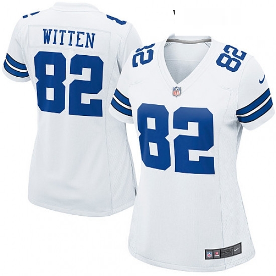 Womens Nike Dallas Cowboys 82 Jason Witten Game White NFL Jersey Womens Nike Dallas Cowboys 82 Jason Witten Game White NFL Jersey