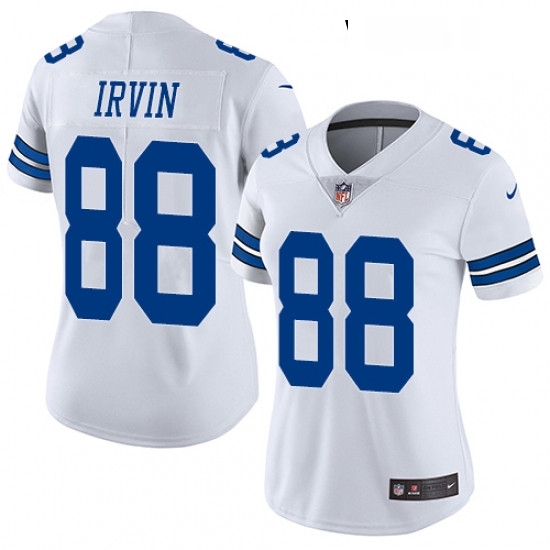 Womens Nike Dallas Cowboys 88 Michael Irvin White Vapor Untouchable Limited Player NFL Jersey Womens Nike Dallas Cowboys 88 Michael Irvin White Vapor Untouchable Limited Player NFL Jersey
