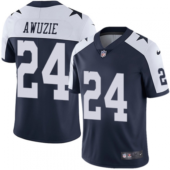 Nike Cowboys #24 Chidobe Awuzie Navy Blue Thanksgiving Youth Stitched NFL Vapor Untouchable Limited Throwback Jersey Nike Cowboys #24 Chidobe Awuzie Navy Blue Thanksgiving Youth Stitched NFL Vapor Untouchable Limited Throwback Jersey