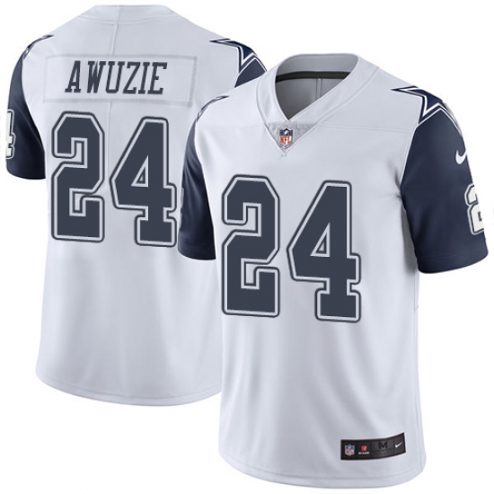 Nike Cowboys #24 Chidobe Awuzie White Youth Stitched NFL Limited Rush Jersey Nike Cowboys #24 Chidobe Awuzie White Youth Stitched NFL Limited Rush Jersey