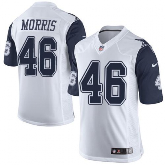 Nike Cowboys #46 Alfred Morris White Youth Stitched NFL Elite Rush Jersey Nike Cowboys #46 Alfred Morris White Youth Stitched NFL Elite Rush Jersey