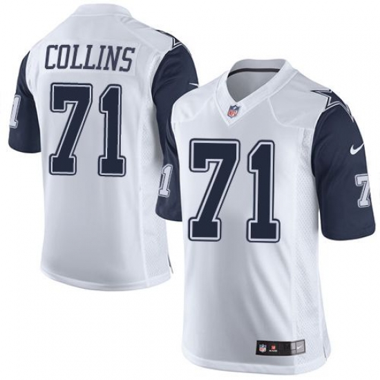 Nike Cowboys #71 Lael Collins White Youth Stitched NFL Elite Rush Jersey Nike Cowboys #71 Lael Collins White Youth Stitched NFL Elite Rush Jersey