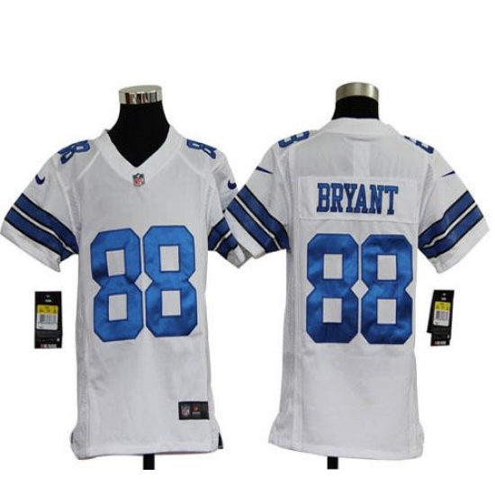 Nike Cowboys #88 Dez Bryant White Youth Stitched NFL Elite Jersey Nike Cowboys #88 Dez Bryant White Youth Stitched NFL Elite Jersey