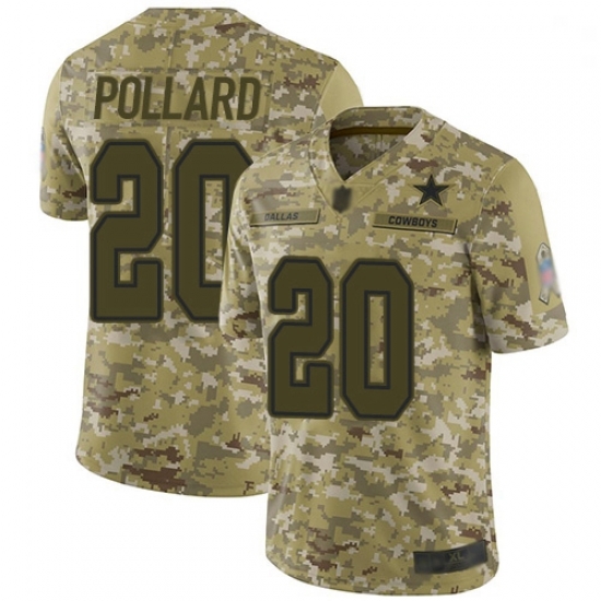 Youth Cowboys 20 Tony Pollard Camo Stitched Football Limited 2018 Salute to Service Jersey Youth Cowboys 20 Tony Pollard Camo Stitched Football Limited 2018 Salute to Service Jersey