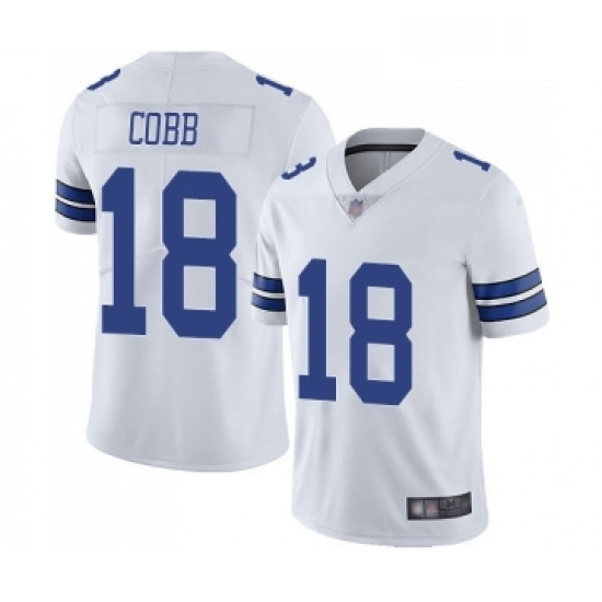 Youth Dallas Cowboys 18 Randall Cobb White Vapor Untouchable Limited Player Football Jersey Youth Dallas Cowboys 18 Randall Cobb White Vapor Untouchable Limited Player Football Jersey