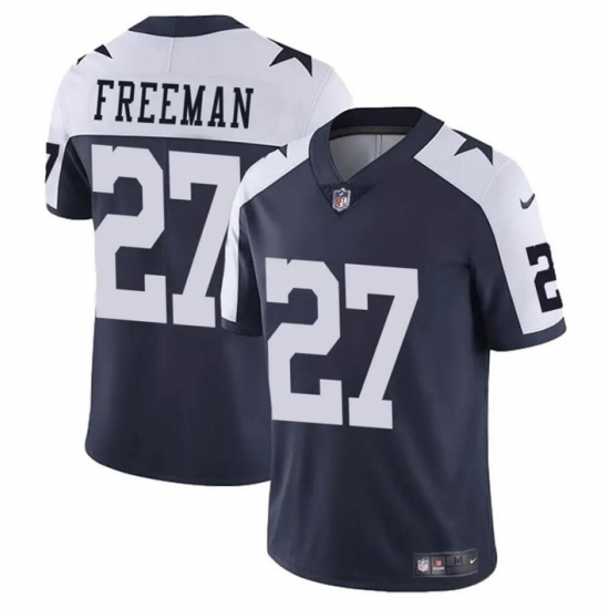 Youth Dallas Cowboys 27 Royce Freeman Navy White Thnaksgiving Vapor Untouchable Limited Stitched Football Jersey Youth Dallas Cowboys 27 Royce Freeman Navy White Thnaksgiving Vapor Untouchable Limited Stitched Football Jersey