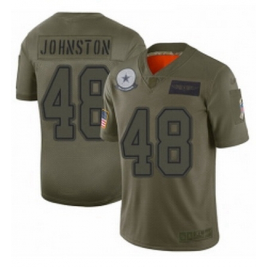 Youth Dallas Cowboys 48 Daryl Johnston Limited Camo 2019 Salute to Service Football Jersey Youth Dallas Cowboys 48 Daryl Johnston Limited Camo 2019 Salute to Service Football Jersey