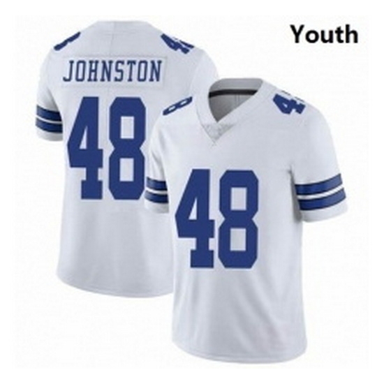 Youth Dallas Cowboys 48 Daryl Johnston Nike Vapor White Limited Jersey Youth Dallas Cowboys 48 Daryl Johnston Nike Vapor White Limited Jersey