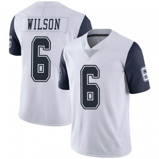 Youth Dallas Cowboys 6 Donavan Wilson White Thanksgiving Limited Stitched Jersey Youth Dallas Cowboys 6 Donavan Wilson White Thanksgiving Limited Stitched Jersey