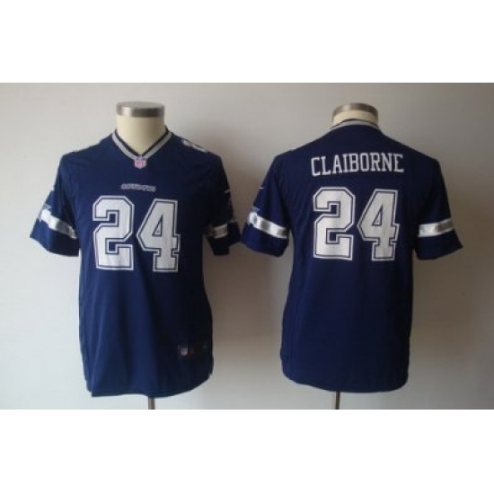 Youth Kids Dallas Cowboys #24 Morris Claiborne Blue Jersey Youth Kids Dallas Cowboys #24 Morris Claiborne Blue Jersey